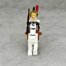Medieval Napoleonic War French Dragoon British Soldiers Pirates Figures Army Scottish Fuisiler Building Blocks Weapons Brick Toy