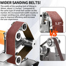 Mini Electric Belt Sander DIY Polishing Grinding Machine Cutter Edges Sharpener Multifunctional Grinder Power Tool