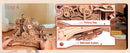 The Orbital Engine | 3D Wooden Gear Brain Teaser Puzzle