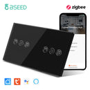 BSEED 涂鸦Zigbee智能滚筒快门开关电动窗帘开关智能家居Alexa