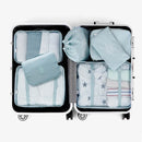 7-piece Set Travel Bag Organizer Clothes Luggage Travel Organizer Blanket Shoes Organizers Bag Suitcase Pouch Packing Cubes