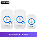 Fuers M557 Doorbell Waterproof Wireless Chime Home Doorbell  Intelligent 32 Songs Smart Doorbell Alarm With Battery