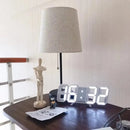 3D Led Clock Calendar Thermometer Display Watch Electronics Alarm Clocks Bedroom Decoration Digital Desk Clock Table Decorations