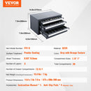 SucceBuy Drill Bit Dispenser Cabinet Three-Drawer Drill Bit Organizer Cabinet Steel Drill Dispenser Organizer Cabinet Storage