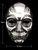 3D Death Eater Mask Scary Halloween Party Mask Masquerade Party Costume Horror Cosplay Resin Props, Adjustable Size