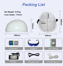 810nmx280pcs 15W NIR Red Light Therapy PBM Brain Neuromodulation Helmet Parkinson Alzheimer Treatment 1-20000Hz Adjustable