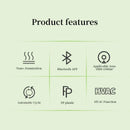 1500m³ Bluetooth Diffuser Electric Smell for Home Perfume Essential Oils Air Freshener 500ML Capacity HVAC Fragrance Flavoring