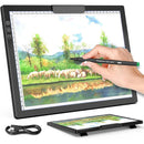 2023 New A4 Rechargeable Led Bright Ultra-Thin Light Pad A4 Powered by Lithium Battery for Cricut Vinyl Drawing Crafting Box
