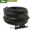 Black 20cm Bendable Brass Nozzle DIY Mist Spray Kit for Garden Courtyard Plants Automatic Atomizing Cooling System 3/8" Hose