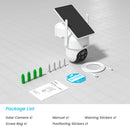 ANRAN 2K Solar Camera Wifi Surveillance Cameras Home Security Protection Sloar Battery Camera PIR Humanoid Detection ARCCTV Q4
