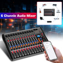 DEPUSHENG DX12 专业调音台 12通道录音棚调音台 USB MP3输入 48V幻象电源 DJ调音台