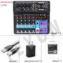 TEYUN Customized Professional 8 6 4 Channel Professional Portable Digital Mixer Mobile Phone Live Computer Recording Audio Mixer