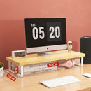 30/40/50cm Monitor Raised Shelf Office Laptop Bracket Desktop Computer  Stand Desktop Rack Home Storage Holders Organizer