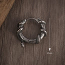 Fashion Personality Creative Snake Winding Plant Vine Hoop Earrings for Men Women Daily Wear Hypoallergenic Luxury Jewelry