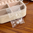 JWER S925银针简约精致白色珍珠耳钉女式女孩极简耳饰礼品 尺寸3/6/8/10毫米