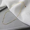 ANDYWEN 100% 925 Sterling Silver Choker Necklace 35cm+5cm Short Chain Gold Thin Slim Luxury Beads Jewelry Rock Punk Jewels
