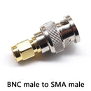 SMA Male Female to BNC Male Female adapter For Wireless LAN Devices, Coaxial cable, WiFi, Ham or Handheld Radios