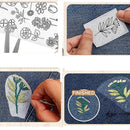 2pc Water Soluble Embroidery Stabilizer Sticker Hand-Stitch Embroidery Auxiliary Paper For DIY Creative Marking Repair Clothes