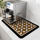The Barista Base | Water-Absorbent Coffee Machine Mat & Dish Drying Pad
