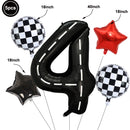 Bike Game Birthday Decorations Bicycle Garland Banner Cycling  Rider Cupcake Toppers Boy Birthday Baby Shower Party Decoration