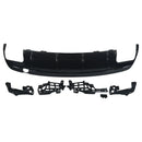 MagicKit For Mercedes Benz  AMG W117 C117 X117 Rear Diffuser With Exhaust Tailpipes CLA260 CLA45 Rear Bumper Lip Gloss Black