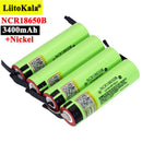 LiitoKala全新原装18650 NCR18650B可充电锂离子电池3.7V 3400mAh电池 DIY镍