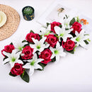 Simulated Rose Arch Decoration Simulated Lily Flower Wall Wedding Flower Wall Wedding Supplies Background Wall