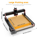 Twotrees TTC450 PRO CNC Router Machine CNC Woodworking Laser Engraving Cutting wood Metal GRBL Control