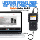 LAUNCH X431 CR3001 Car Full OBD2 Diagnostic Tools Automotive Professional Code Reader Scanner Check Engine Free Update pk  ELM32