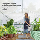 20' X 10' X 7' Greenhouse Large Walk-In Hot Green House Plant Gardening White