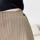 YUDX Women Pleated Solid Color Ankle-length Pants Elastic Waist Wide Leg Straight Female Trsouser Loose 2026 Summer