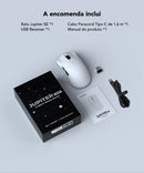 KYSONA Jupiter SE Tri-Mode Gaming Mouse PAW3311 24000DPI 46g Ultra Lightweight Wireless Bluetooth Wired Mouse For Big Hands Game