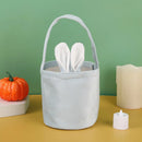 Rabbit Ear Bag With Handle 2025 Easter Bunny Gift Buckets Velvet Bags Wedding Candy Bag Kids Birthday Party Supplies
