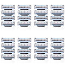 8-48pcs Stainless Steel Shaver Cutting Head 3 Layer Safety Razor for Gillette Mach 3 Replacement Refills Manual Razor Blades Gif