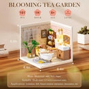 Robotime DIY Miniature Dollhouse Kit with Accessories Model Supply Store Kit with LED to Build Decent Birthday Gift
