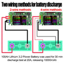 150W 四线电池容量测试仪 2.4 英寸 TFT 彩色屏幕 数控型电子负载电源放电测试仪 带欧盟适配器