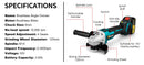 The Rotor Edge | 125mm Brushless Angle Grinder, 18V Cordless, 10000 RPM