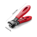 Portable Ultra Sharp Nail Clippers Stainless Steel Wide Jaw Opening Anti Splash Toe Nail Clippers Adult Thick Nails Large Open