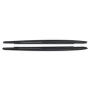 MagicKit  2PCS Bumper Lip Splitter Side Skirts For BMW 5 Series G30/G31 2017-2019 M Sport Gloss Black