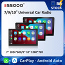 ESSGOO 7 9 10英寸车载收音机安卓自动车载多媒体播放器通用WIFI GPS自动收音机车载智能系统