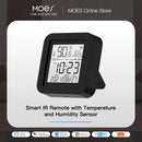 MOES WiFi涂鸦智能红外遥控器带温湿度传感器，适用于空调电视，支持Alexa和Google Home