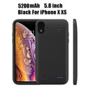 品证 6200毫安电池充电壳适用于iPhone 6 6S 7 8 Plus 充电壳适用于iPhone X XR Xs Max 便携式移动电源充电器
