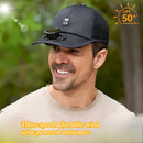 The Photon Breeze | Solar-Powered Cooling Cap with USB Rechargeable Fan