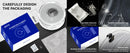 JAYO 3D Filament High Speed PLA Marble 5.5KG HSPLA MB 1.75mm Neatly Wound Good Toughness Colorful for FDM 3D Printing Materials