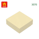 Wange 666PCS/lot 3070 1x1 Light Area Wooden Moc Loose Parts Compatible with Bricks DIY Children's Toy Assembly Gift Storage Box