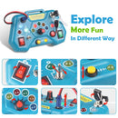 Kids Montessori Busy Board, Early Educational Toy, Perfect Travel & Gift for Toddlers