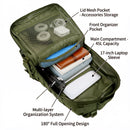 45L Tactical Travel Backpack Molle Large Capacity Multi Pocket Storage Bag Durable Wear Resistant Camping Hiking Trekking Bushcraft Daypack Heavy Duty Rucksack For Men Women Business Trips Mountain Climbing Daily Commute Lugg