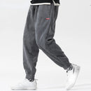 2026 Spring New Casual Loose Corduroy Solid Color Harem Pants Man Pockets All Match Fashion Male Trousers Streetwear Clothes