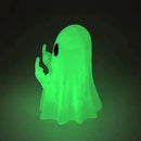 The Polite Haunt | Resin Ghost Statue with a Not-So-Polite Gesture for Shelf & Mantel Display