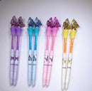 2 Pcs Cute Novelty Butterfly Crystal Gel Pen Stationery creative sweet pretty lovely
